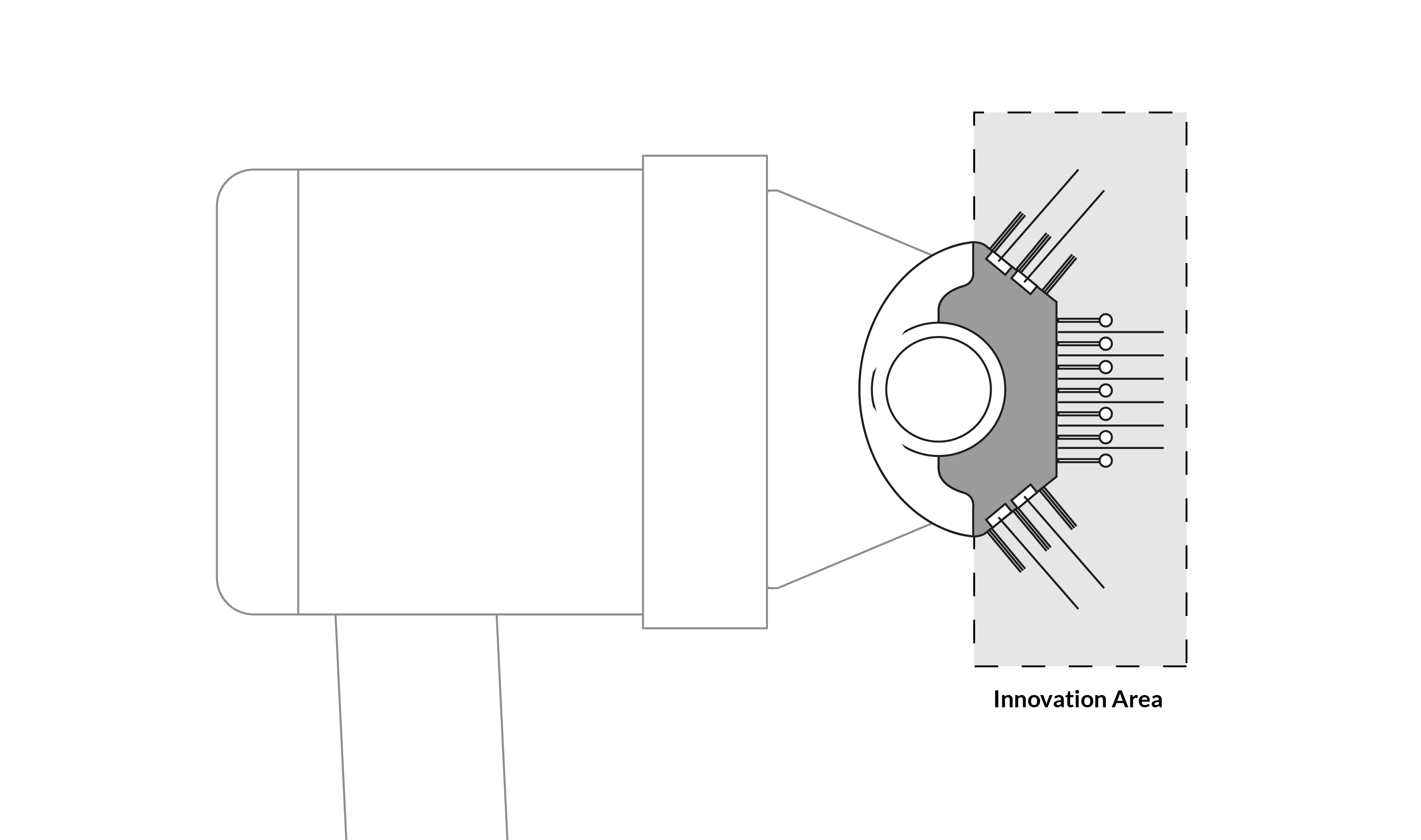 Shark brush styler in use