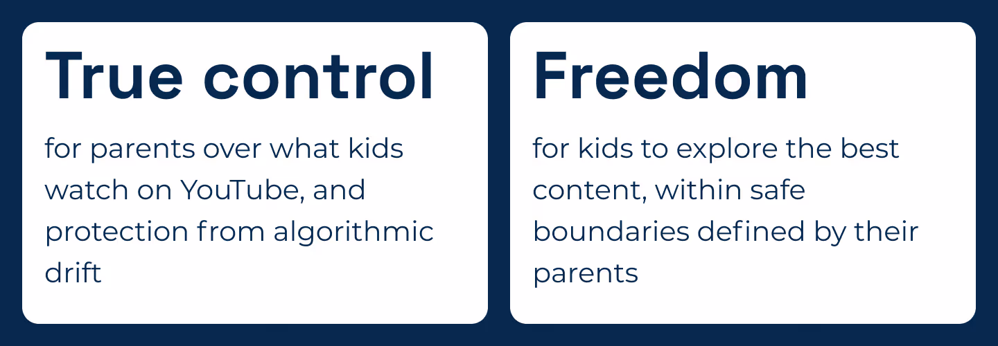 Helping parents control the quality of content their kids watch online